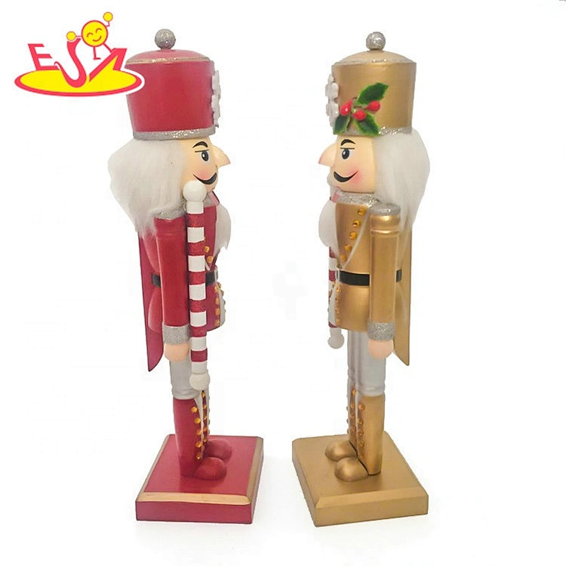 Customize soldier toy wooden red nutcracker for wholesale W02A344