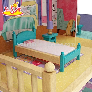 Großhandel Miniatur Puppenhaus aus Holz Puppenhaus für Kinder W06A220C