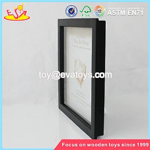 Wholesale simple style classic black wooden picture frame W09A008