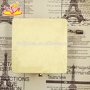 2018 wholesale wooden wind up music box top fashion wooden wind up music box best wooden wind up music box W07B033