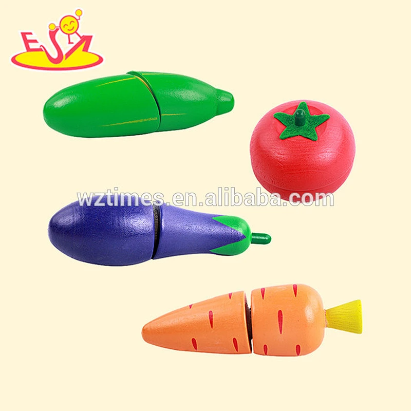 2018 high quality kids wooden fruit set toy DIY wooden fruit set toy role play wooden fruit set toy W10B165