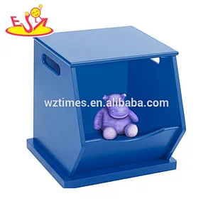 Wholesale high quality wooden toy storage box for children as sale W08C236