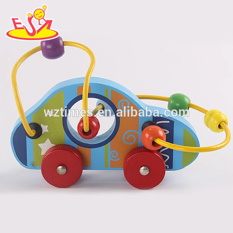 2018 hot-selling wooden beads toys new wooden beads toys for wholesale W11B085