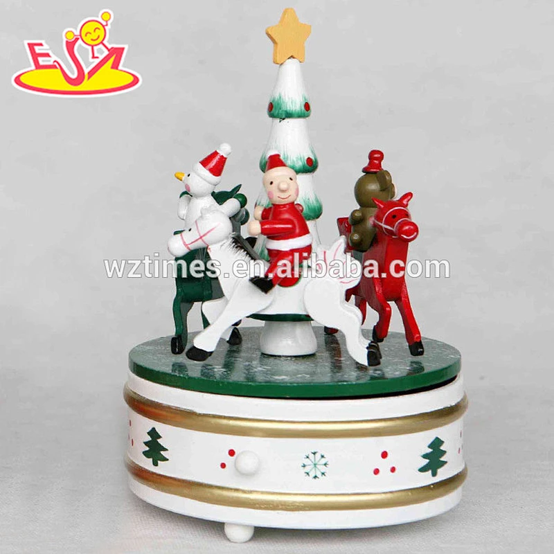 wholesale baby wooden personalized music box christmas kids wooden personalized music box W07B010C