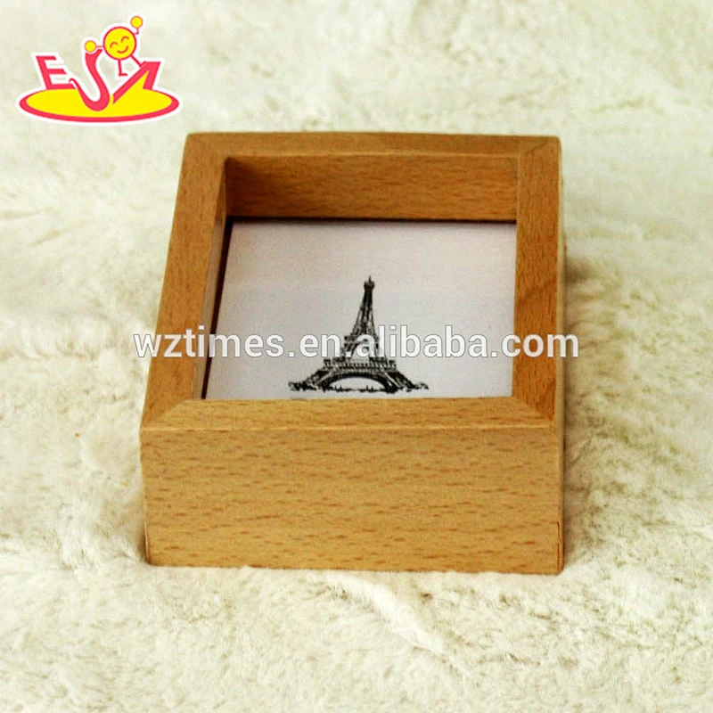 2018 wholesale kids wooden photo frame cheap baby wooden photo frame high quality children wooden photo frame W09A054