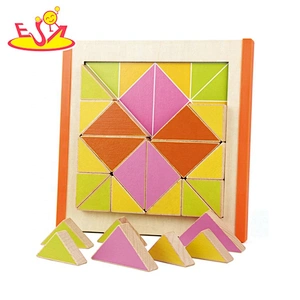 wholesale educational wooden geometry puzzles for children W12F034