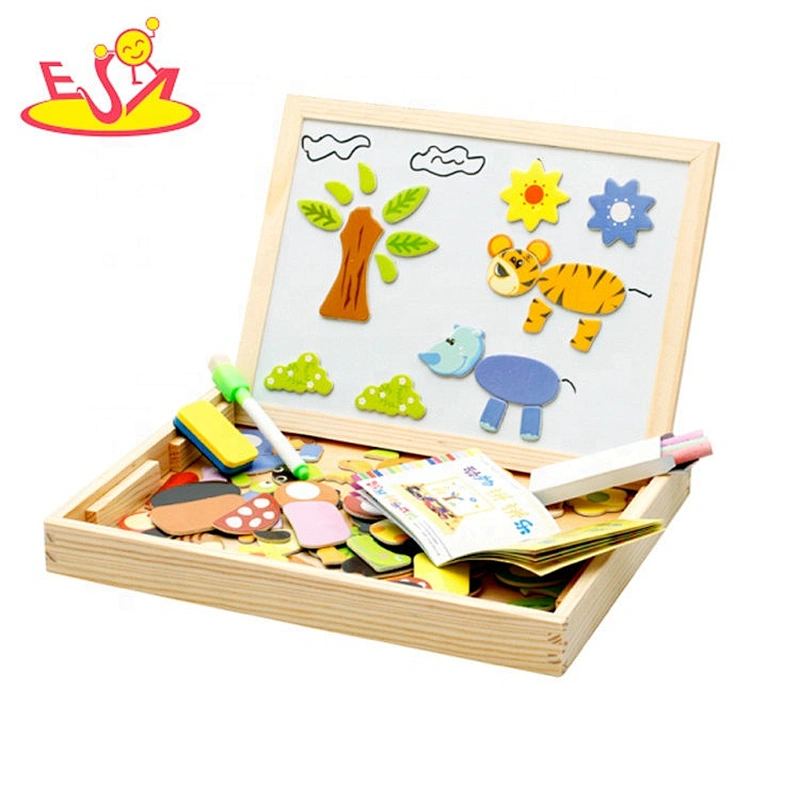 Top sale early learning wooden whiteboard for kids W12B134