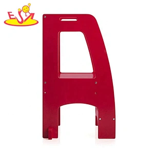 high quality 2 steps wooden kitchen step stool for baby W08G283