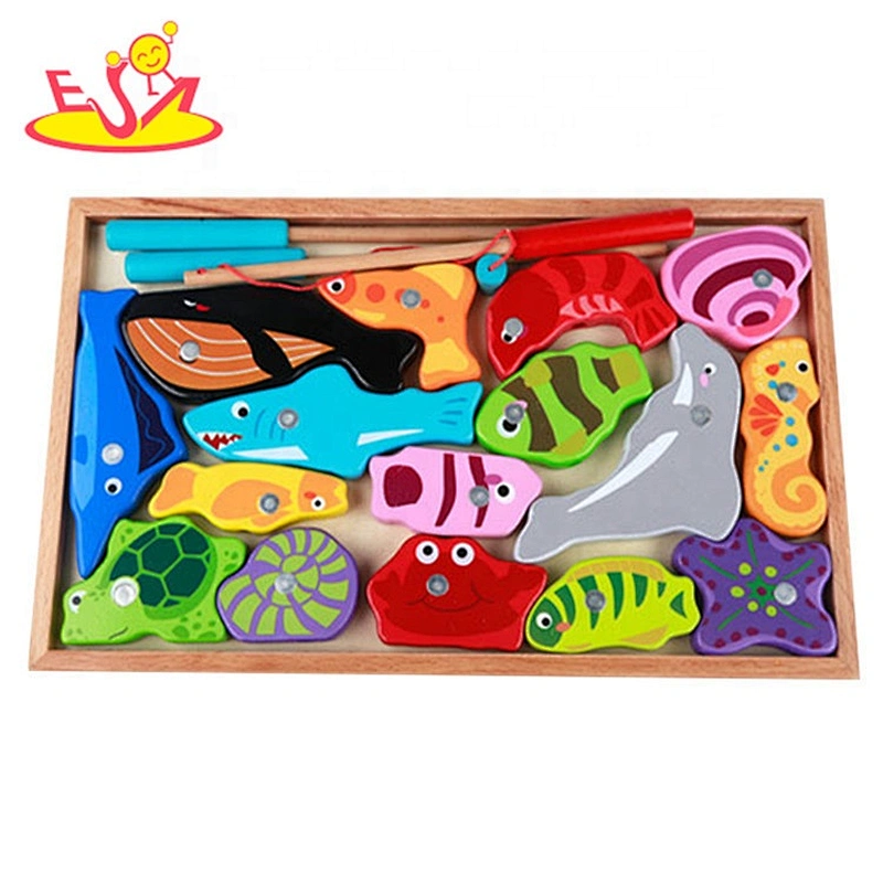 Wholesale early learning wooden magnetic toys for kids W01A195