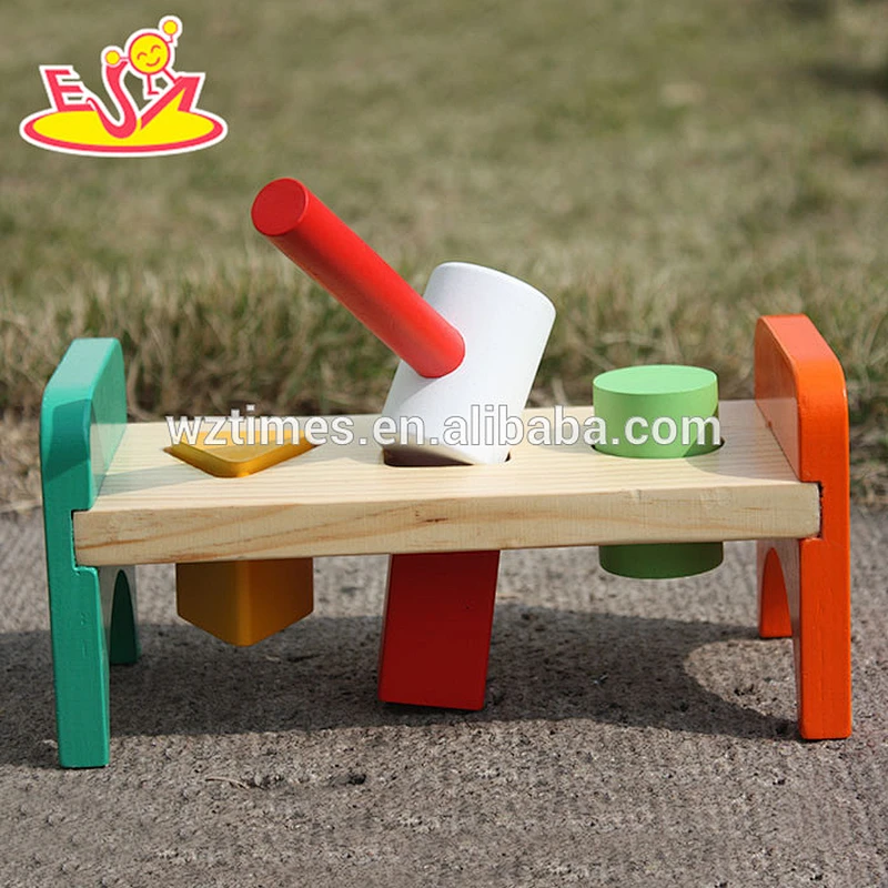 2018 wholesale wooden kids hammer toy funny wooden kids hammer toy hot sale wooden kids hammer toy W11G026
