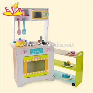 2018 Wholesale new style wooden kids play kitchen high quality wooden kids play kitchen best wooden kids play kitchen W10C270