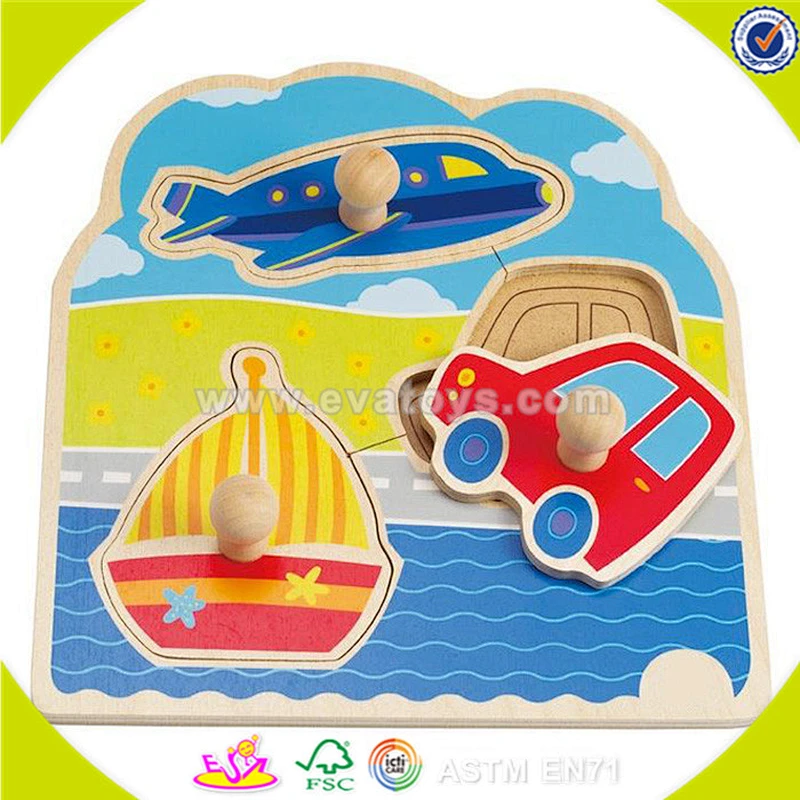 Wholesale high quality wooden fish puzzle toy cute 3d wooden fish puzzle game lovely toddler 3d wooden puzzle toy W14M061