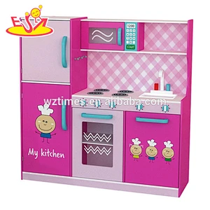 Wholesale modern style kids wooden kitchen sets toy interesting baby wooden kitchen toy W10C276