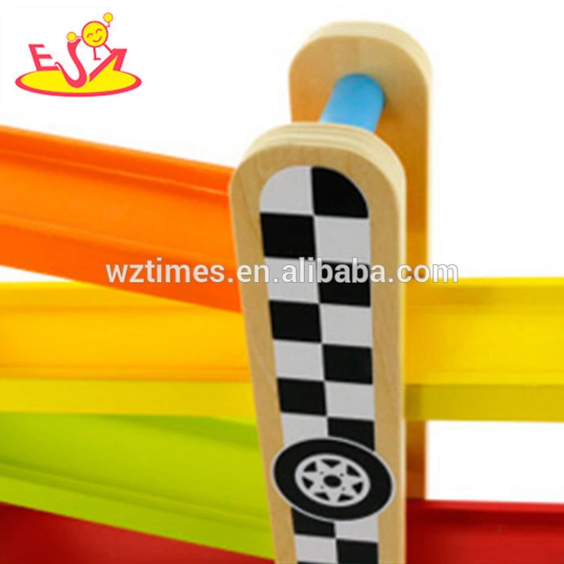 Top fashion children wooden rail car toy for wholesale W04E034
