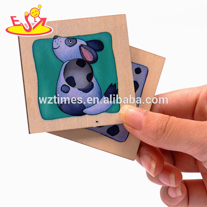 wholesale top fashion children wooden jigsaw puzzle for sale as gift W14A148