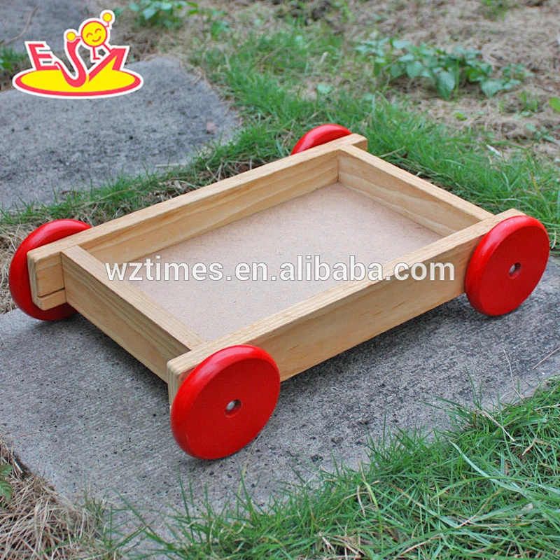 2018 wholesale pull car designed wooden wooden blocks for toddlers W13C032