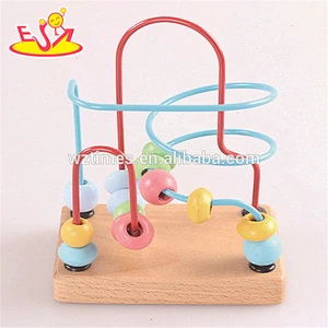 2018 venta al por mayor niños pequeños juguete de madera laberinto de bolas nuevo diseño niños juguete de madera laberinto de bolas mejor niños juguete de madera laberinto de bolas laberinto W11B135