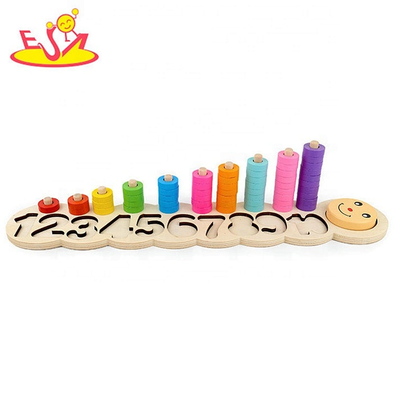 Best sale prschool education wooden early learning toys for kids W12E034