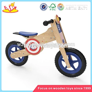Most popular children wooden balance bike for 2 year old up W16C036