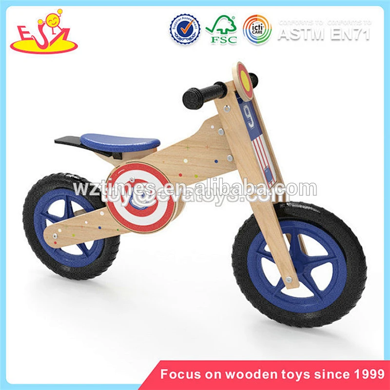 Most popular children wooden balance bike for 2 year old up W16C036