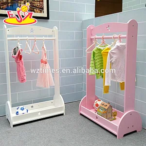 Wholesale cartoon big storage box wooden blue wooden toy box for kids room WJ278657