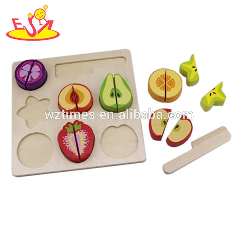 Großhandel baby holzspielzeug früchte top mode kinder holzspielzeug früchte beliebte holzspielzeug früchte W10B090