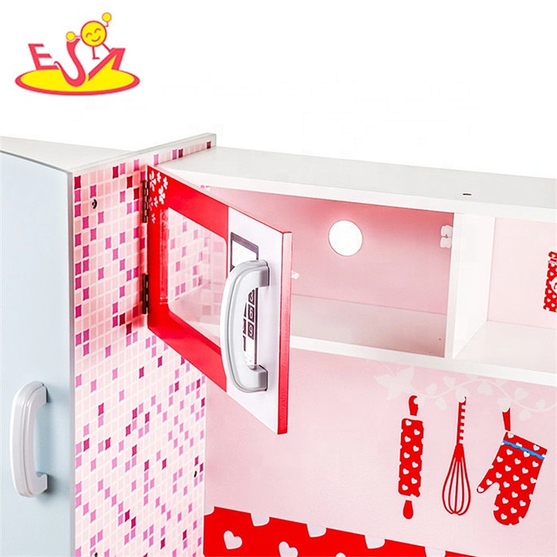 2018 Top-Mode aus Holz Kinderküche Set für Rollenspiele W10C037A