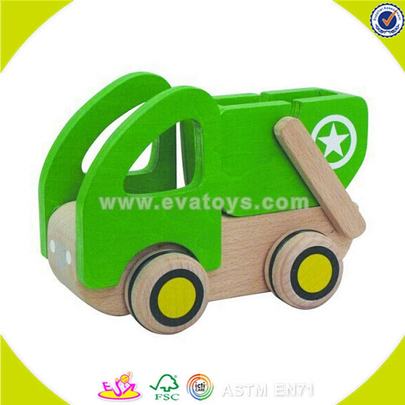 wholesale baby wooden truck toy fashion kids wooden truck toy popular children wooden truck toy W04A121