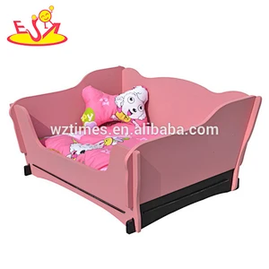 Wholesale best selling blue wooden small animals bed used for pets W06F008B