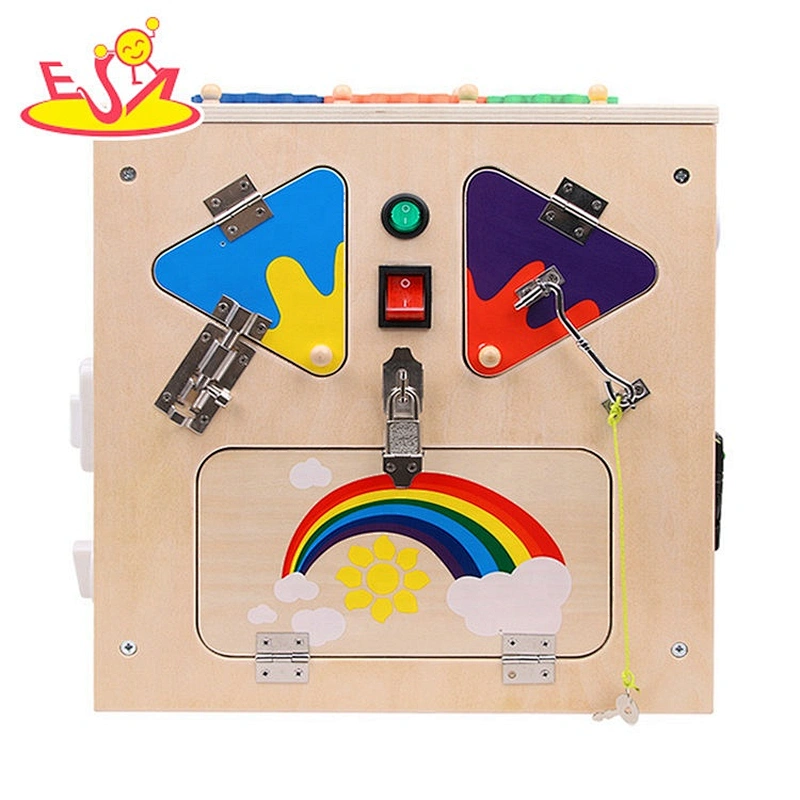 New arrival multi-function wooden kids activity cube for children W12D168