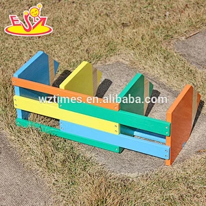 Wholesale multi color pencil shape wooden adjustable book end for kids W08D031