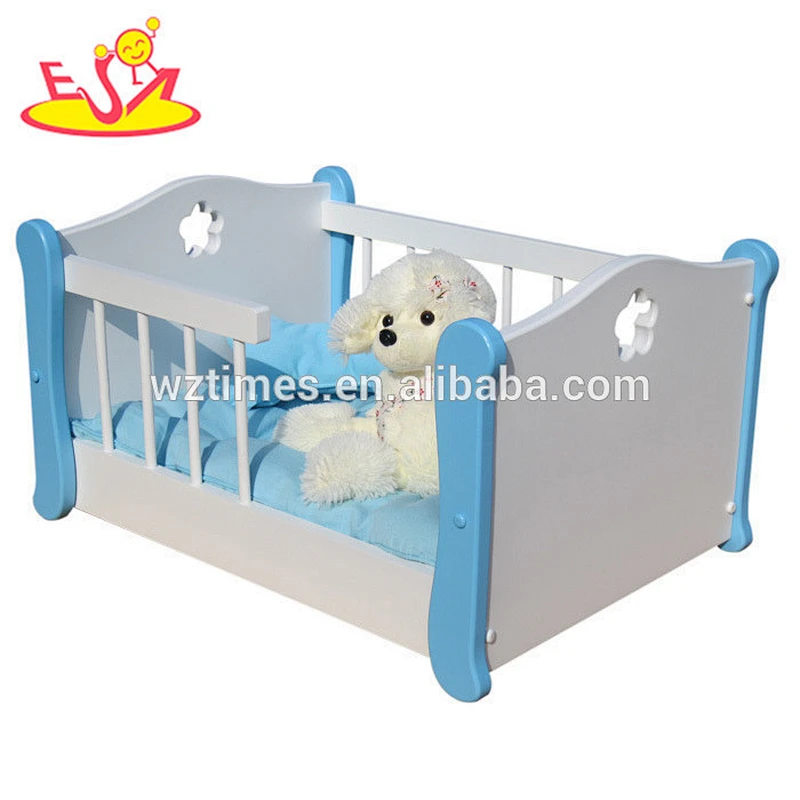 Wholesale cheap product blue wooden dog bunk for small animals indoor use W06F006B