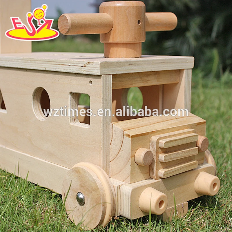 Wholesale high quality wooden mini truck toy bring fun to children W04A303
