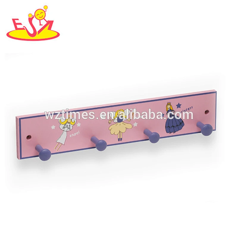 wholesale most popular lovely animal wooden baby coat hook for sale W09B020