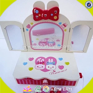 wholesale baby wooden dresser play set toy, high quality kids wooden dresser toy, cheap wooden kitchen play set W10D015