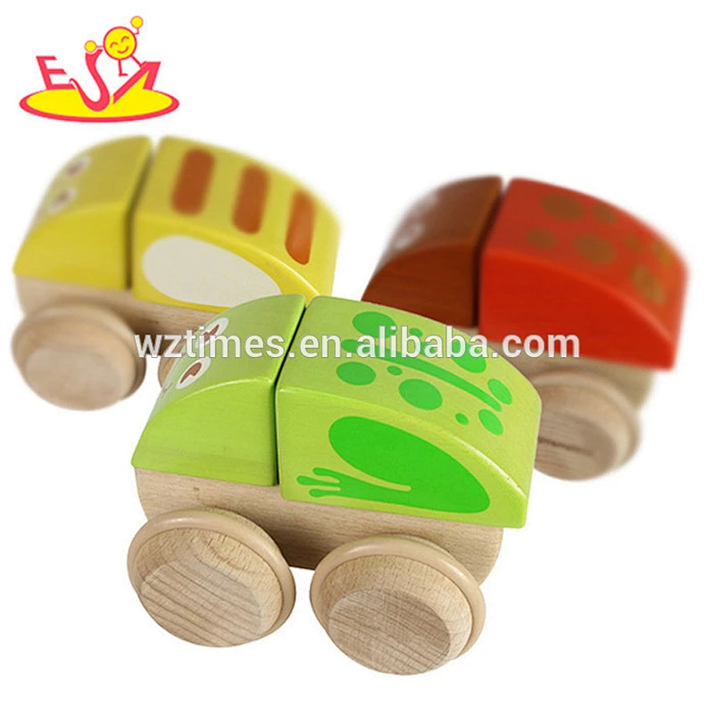 2018 hottest children wooden mini toy car W04A251