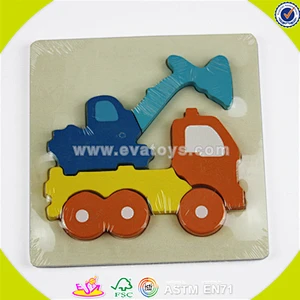Wholesale teaching aid wooden motorcycle jigsaw toy fashion wooden motorcycle jigsaw toy best gift children puzzle W14G007