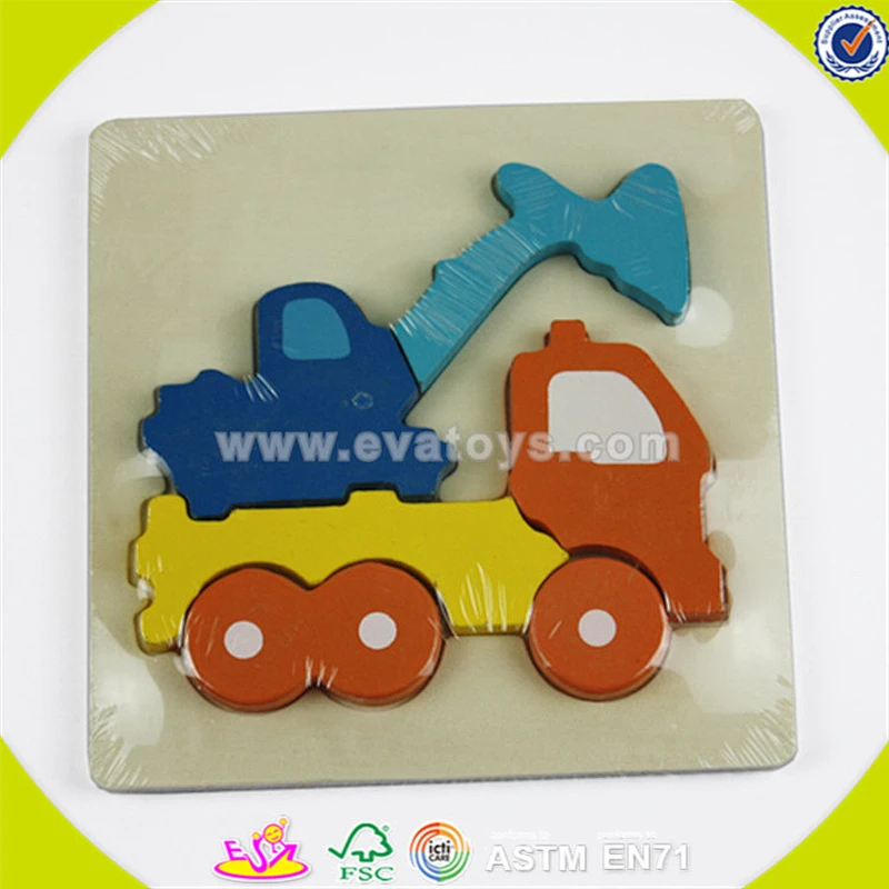 Wholesale teaching aid wooden motorcycle jigsaw toy fashion wooden motorcycle jigsaw toy best gift children puzzle W14G007