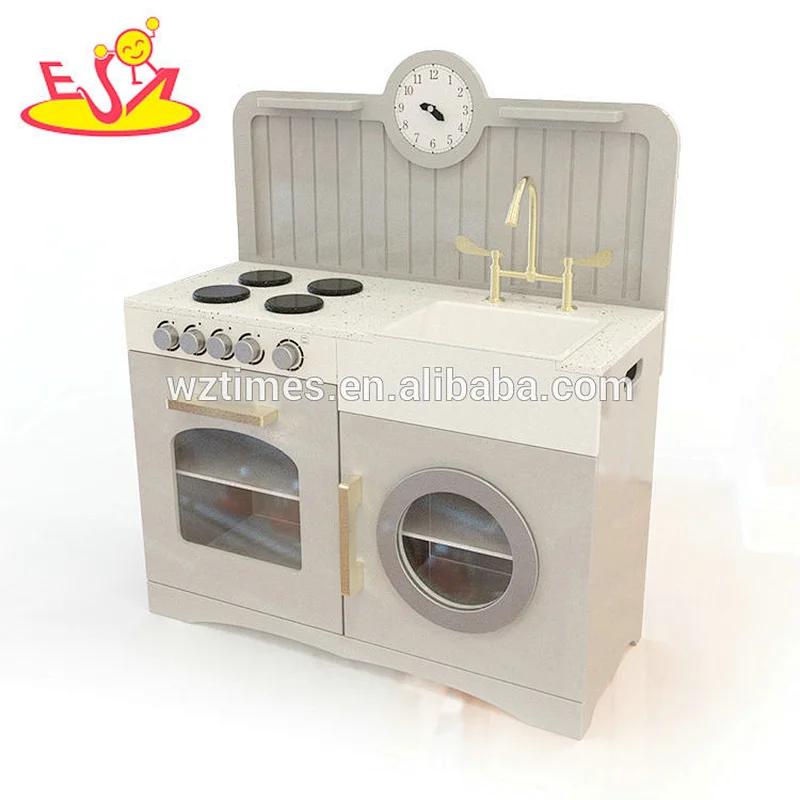 Juguete de madera de la cocina de los niños de la mejor venta al por mayor para W10C335 interesante
