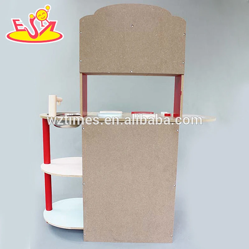 Juguete de cocina de madera al por mayor, mejor juego de rol, juguete de madera para niños más popular W10C178