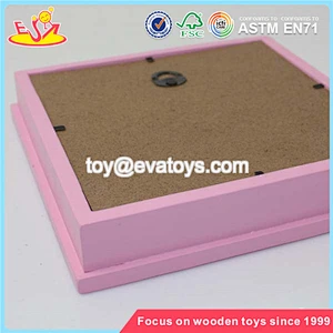 Cheapest lovely wooden pink picture frame for sale W09A019