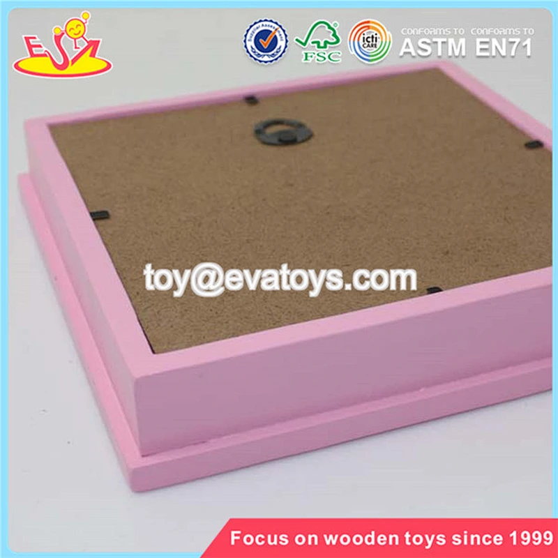 Cheapest lovely wooden pink picture frame for sale W09A019