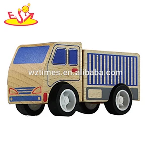 wholesale funny new wooden baby off-road vehicle toy best gift for children wooden large off-road vehicle toy W04A044