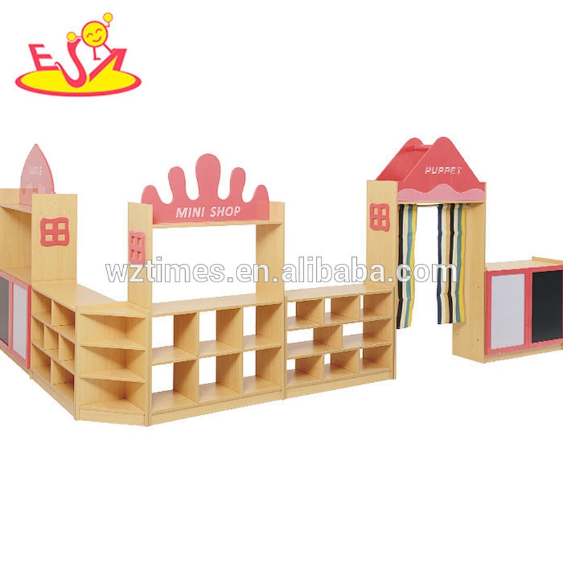Wholesale big wooden kids bedroom storage high quality funny wooden kids bedroom storage W08C178