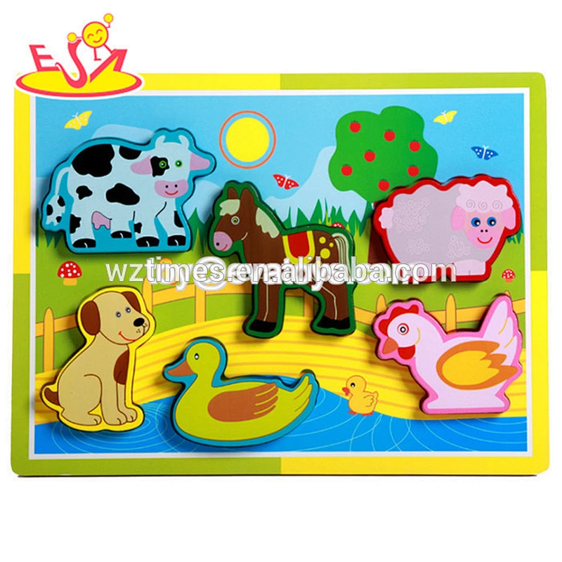 Wholesale teaching aid 3d jigsaw puzzles beautiful kids toy W14A199