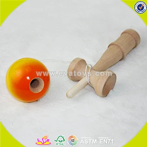 wholesale high quality wooden kendama children game cheap wooden kendama children game W01A078