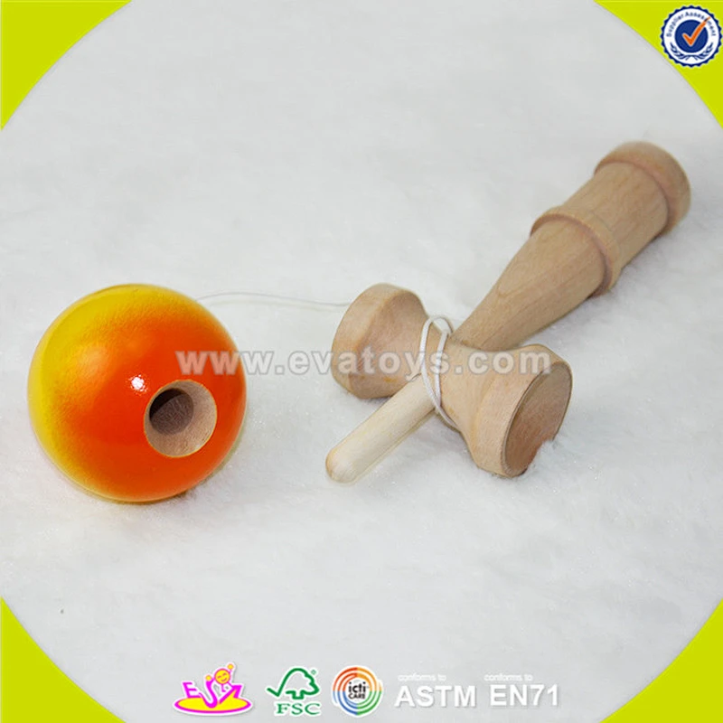 wholesale high quality wooden kendama children game cheap wooden kendama children game W01A078