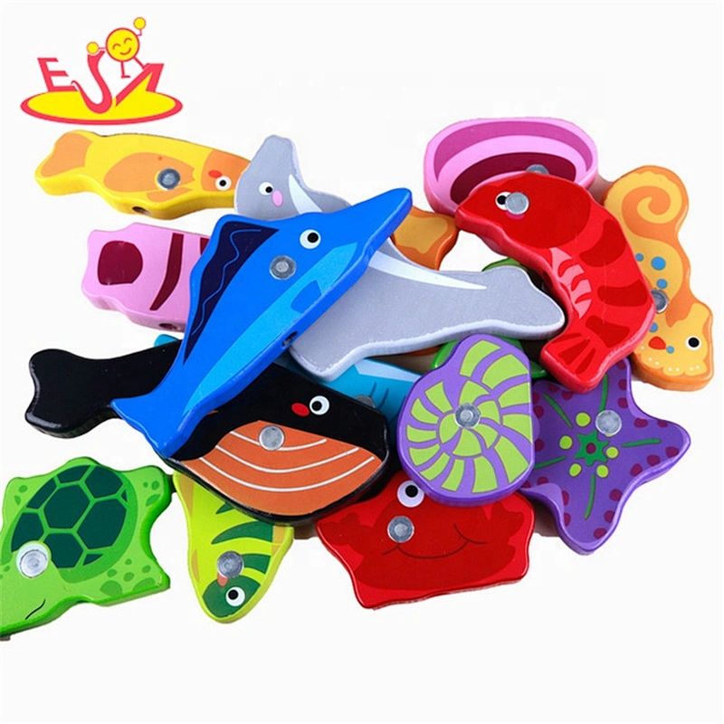 Wholesale early learning wooden magnetic toys for kids W01A195