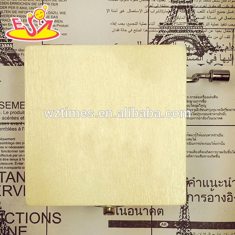 2018 wholesale wooden wind up music box top fashion wooden wind up music box best wooden wind up music box W07B033