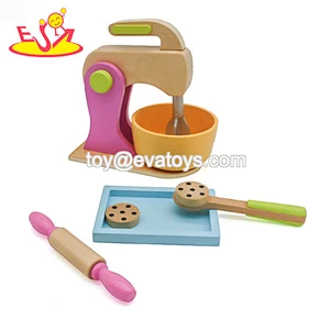 New design pretend play wooden toy bread machine for kids W10D201